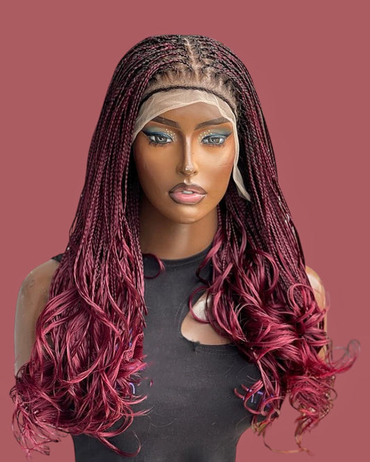 Bug Spiral Knotless Braided Wig