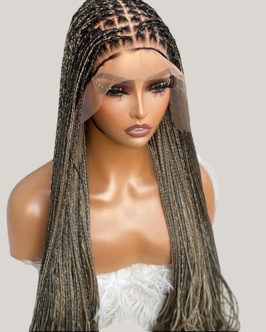 Golddash Wavy Knotless Braided Wig