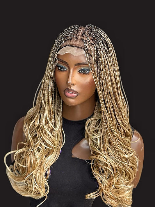 Bug Spiral Knotless Braided Wig