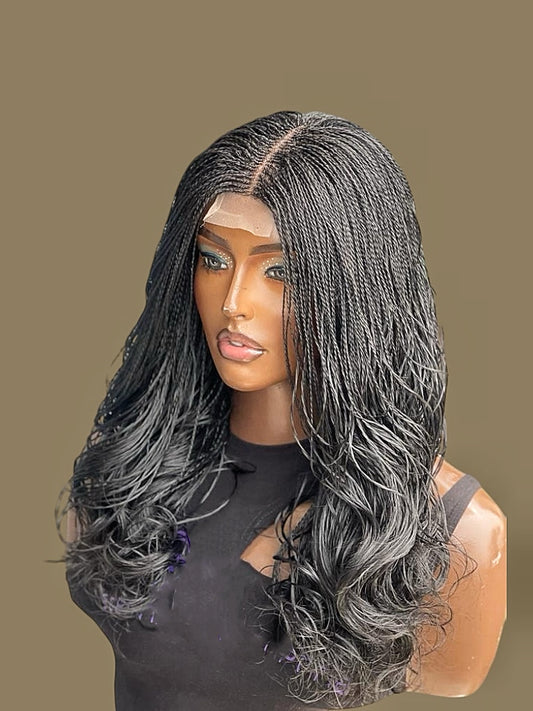 Bouncy Twists Wig Black