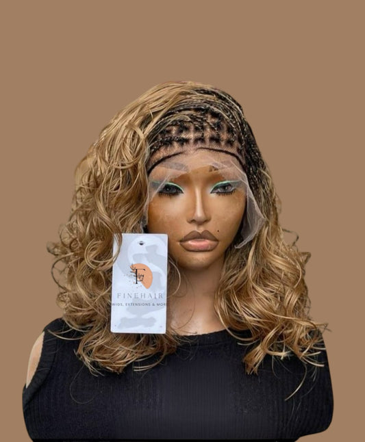 #27 Honey Blonde Boho Bob Wig | 13 x 6 HD Lace Frontal